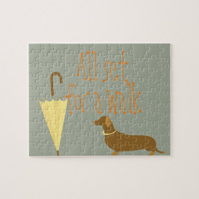 Quebra-cabeça Cachorro Pet Umbrella (Horizontal)