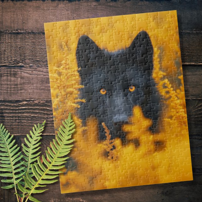 Quebra-cabeça Cachorro preto (Criador carregado)