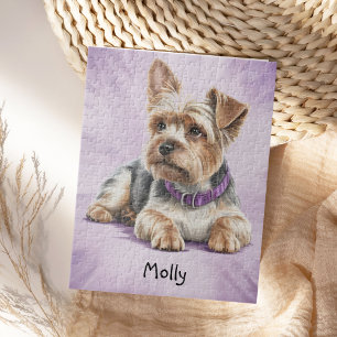 Quebra-cabeça Cachorro Yorkshire Personalizado Fofo