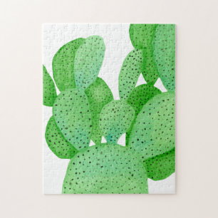 Quebra-cabeça Cactus De Pear Em Água