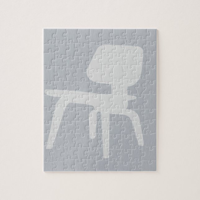 Quebra-cabeça Cadeira da madeira compensada de Eames (Vertical)