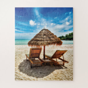 Quebra-cabeça Cadeiras de solteiro no travesseiro decorativo de