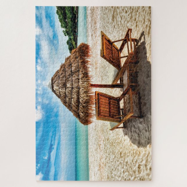 Quebra-cabeça Cadeiras de solteiro no travesseiro decorativo de  (Vertical)