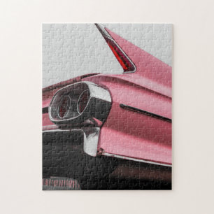 Quebra-cabeça Cadillac cor-de-rosa