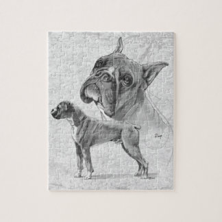 Quebra-cabeça Cães do pugilista