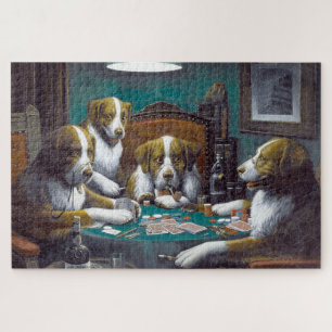 Quebra-cabeça Cães Jogando Poker Cassius Marcellus Coolidge 1894
