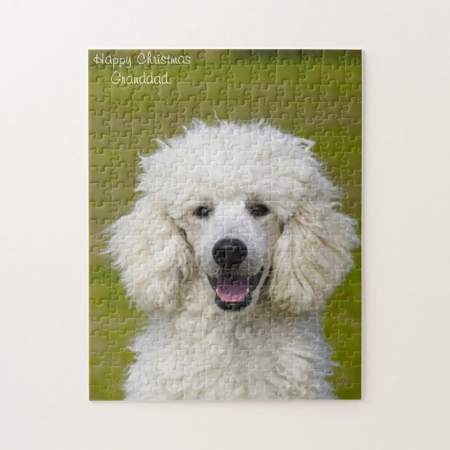 Quebra-cabeça Cães Poodle. (Vertical)