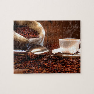 Quebra-cabeça Café à terra fresco