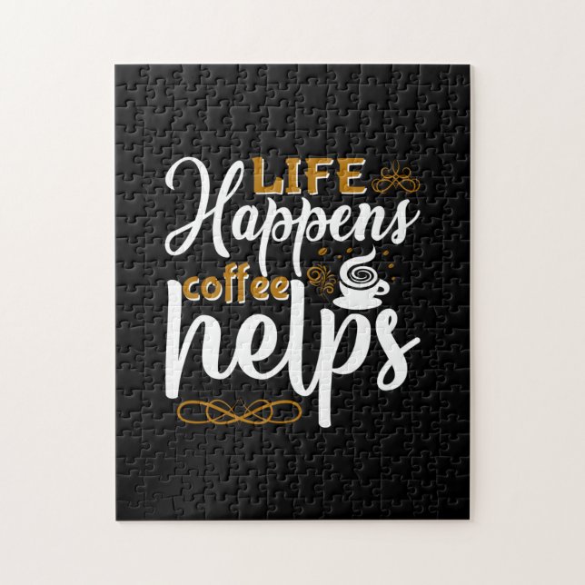 Quebra-cabeça Café Arte Acontece Café Ajuda (Vertical)