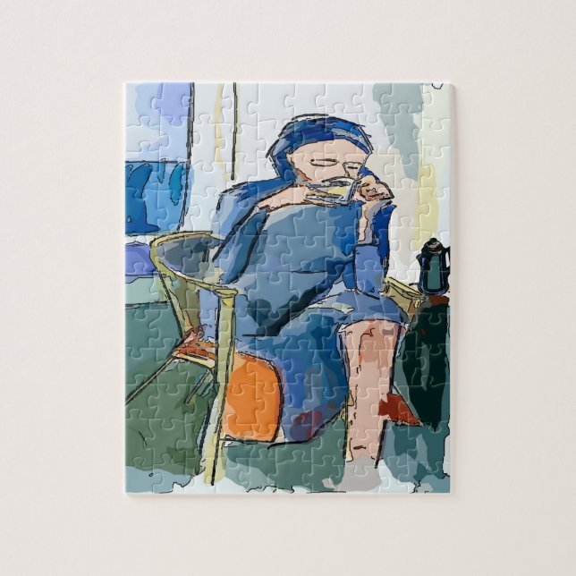 Quebra-cabeça Café da Manhã, (Vertical)