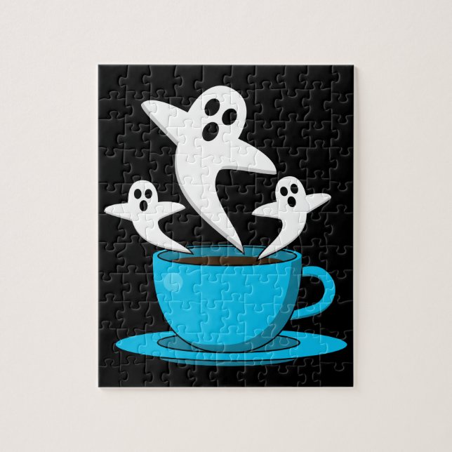 Quebra-cabeça Café fumante fantasma (Vertical)