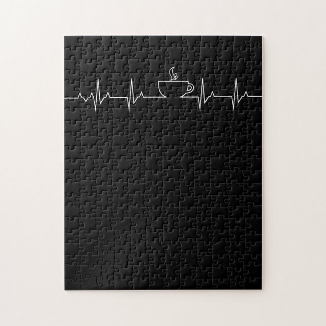 Quebra-cabeça Café Pulsação Engraçada Pulsação Engraçada Pulsaçã (Vertical)