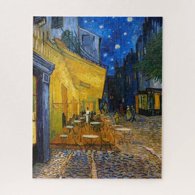 Quebra-cabeça Cafe Terrace at Night | Van Gogh | (Vertical)
