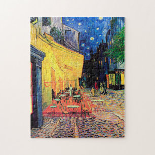 Quebra-cabeça Cafe Terrace at Night, Vincent van Gogh, 1888