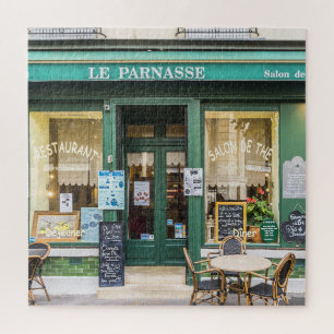 Quebra-cabeça Cafés franceses: Versalhes é uma cena acolhedora.