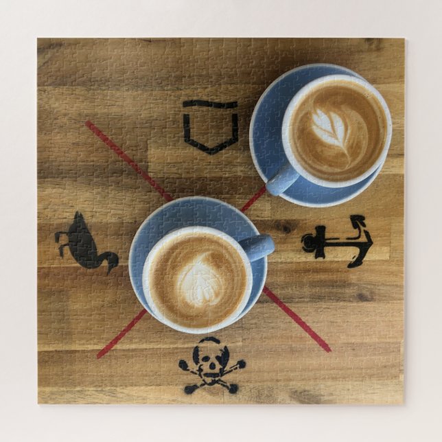 Quebra-cabeça cafés matinais (Horizontal)