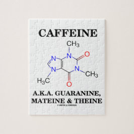 Quebra-cabeça Caffeine A.K.A. Guaranine, Mateine e Theine