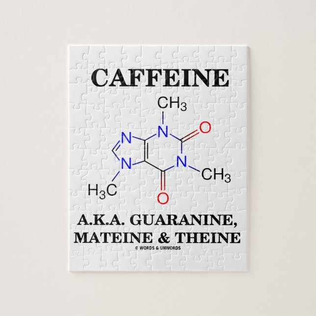 Quebra-cabeça Caffeine A.K.A. Guaranine, Mateine e Theine (Vertical)