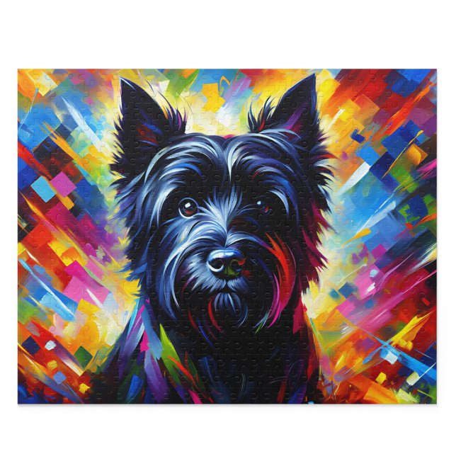Quebra-cabeça Cairn Terrier: Cachorro Preto Toto (Cairn Terrier Puzzle: Black Toto Dog Jigsaw
)