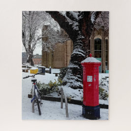 Quebra-cabeça Caixa alfabética, na neve