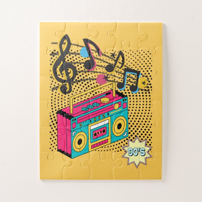 Quebra-cabeça Caixa de expansão de áudio retroativa. (Vertical)