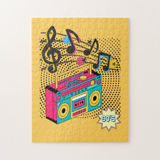 Quebra-cabeça Caixa de expansão de áudio retroativa. (Vertical)