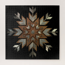 Caixa de joalharia Tigerwood com aço gravado