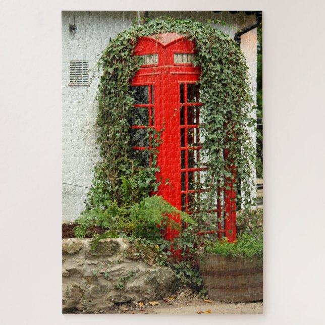 Quebra-cabeça Caixa de telefone vermelho 1014-pc (Vertical)