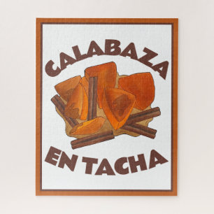 Quebra-cabeça Calabaza en Tacha Mexicano Deserto de Pumpkin
