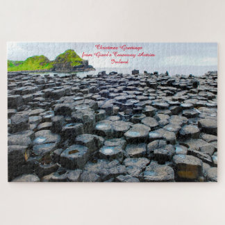 Quebra-cabeça Calçada do Gigante Antrim Irlanda.