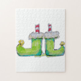 Quebra-cabeça Calçados de elfo de Natal