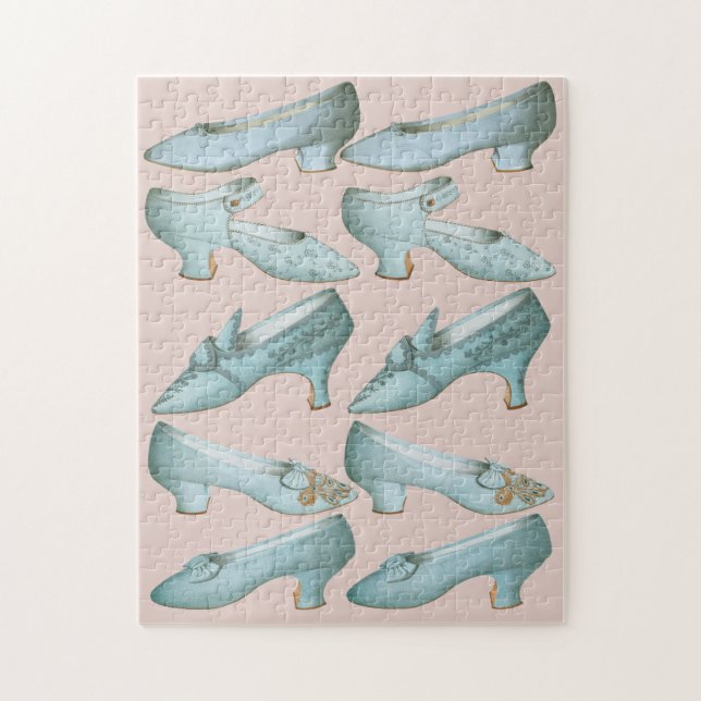 Quebra-cabeça Calçados do século XIX (Vertical)