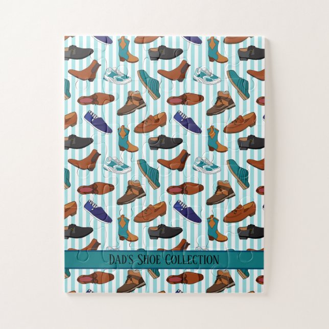 Quebra-cabeça Calçados masculinos tênis e fotos de inicialização (Vertical)