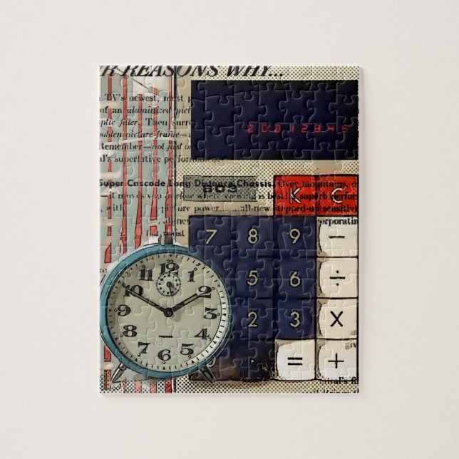 Quebra-cabeça Calculadora de contador de assessores financeiros  (Vertical)