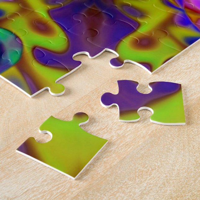 Quebra-cabeça Caleidoscópio Apofílise Arte Fractal - II (Lateral)