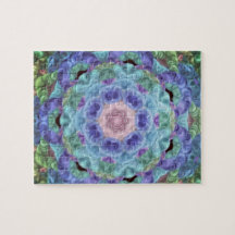 Caleidoscópio em azul...