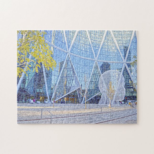 Quebra-cabeça Calgaria da Escultura de Rua. (Horizontal)