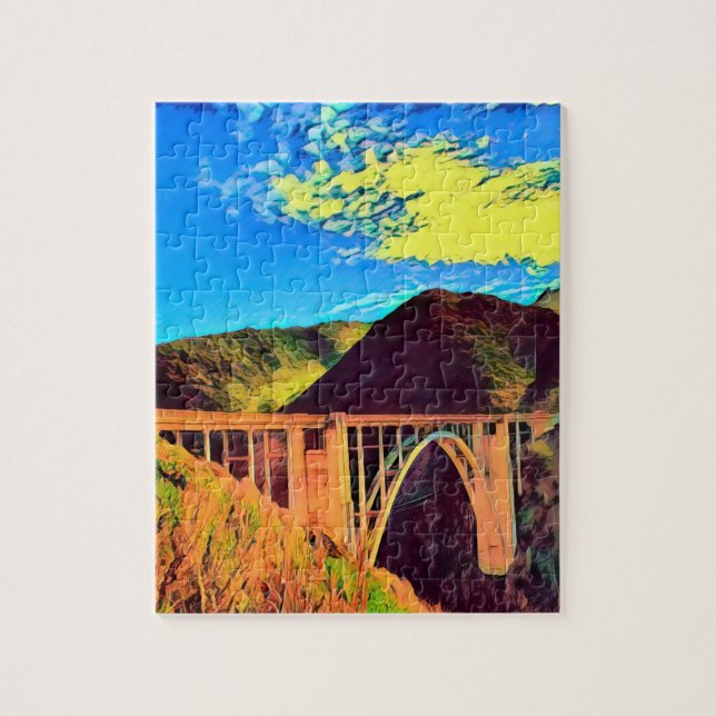 Quebra-cabeça Califórnia - BIXBY CREEK - Ponte (Vertical)