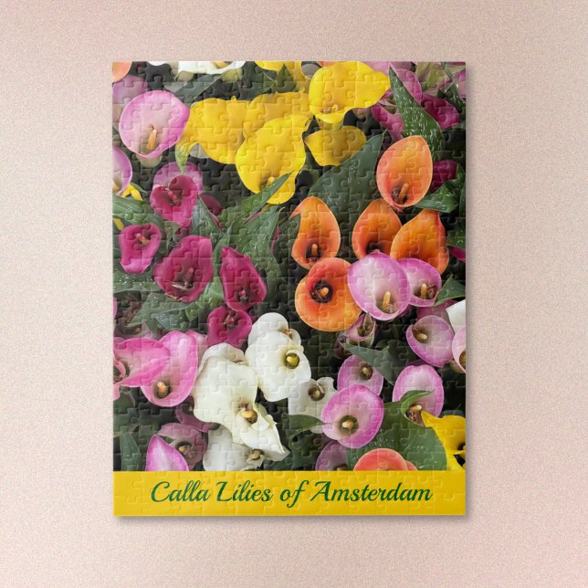 Quebra-cabeça Calla Lilies of Amsterdam (Text may be edited or removed.)