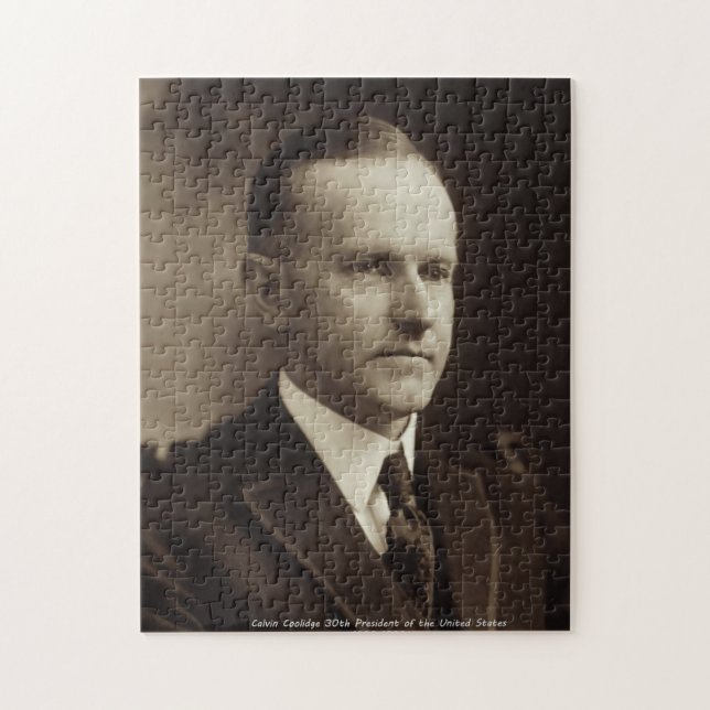 Quebra-cabeça Calvin Coolidge 30 Presidente dos EUA (Vertical)