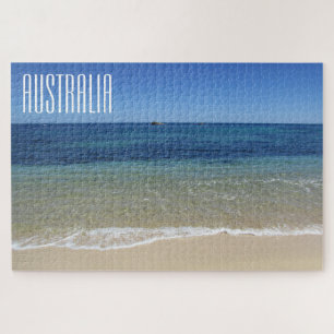 Quebra-cabeça camadas de praia austrália