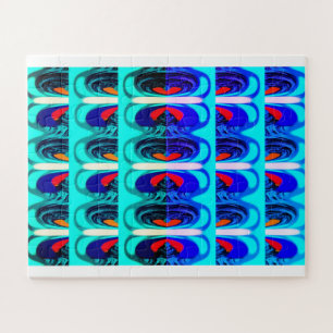 Quebra-cabeça Camadas de tempo de fantasia arte abstrato