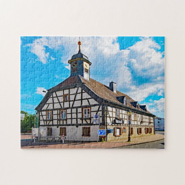 Quebra-cabeça Câmara Municipal de Kelkheim Alemanha. (Horizontal)