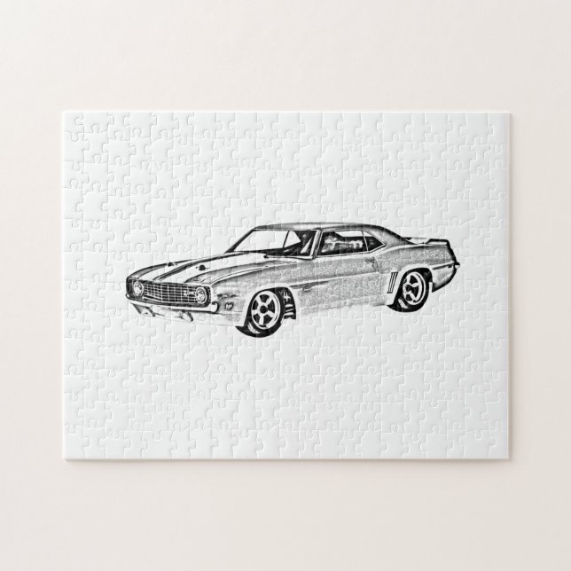 Quebra-cabeça Camaro Z28, 1969 (Horizontal)