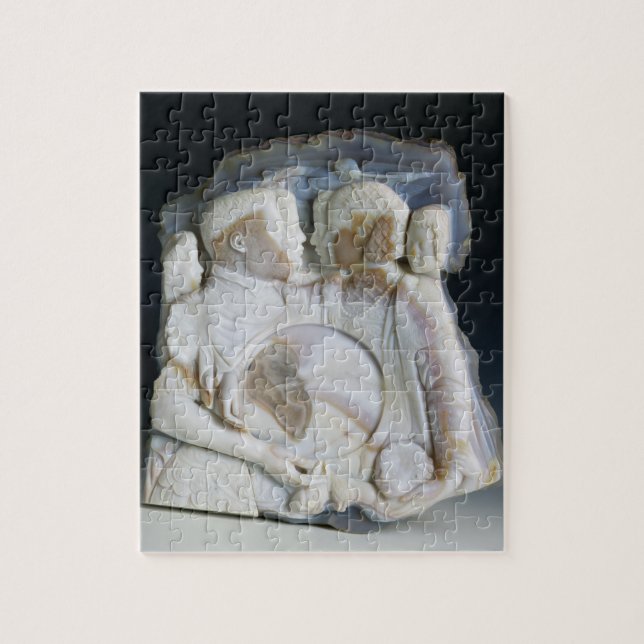 Quebra-cabeça Cameo que descreve Cosimo de Medici (1519-74) e (Vertical)