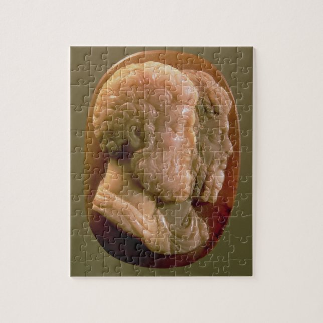 Quebra-cabeça Cameo que descreve Marcus Aurelius (121-180) e (Vertical)