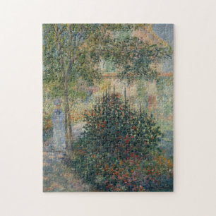 Quebra-cabeça Camille Monet Garden Argenteuil Monet Fine Art