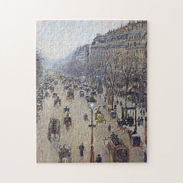 Quebra-cabeça Camille Pissarro - Boulevard Montmartre (Vertical)