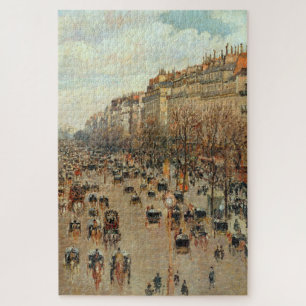 Quebra-cabeça Camille Pissarro Boulevard Montmartre Painting