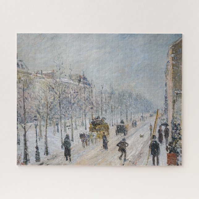 Quebra-cabeça Camille Pissarro - Boulevares Exteriores, Efeito d (Horizontal)